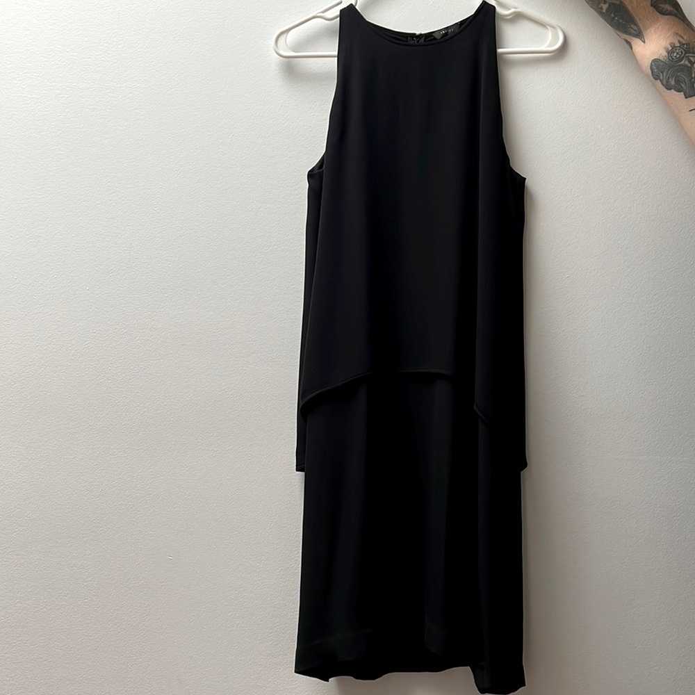 Theory Black Silk Dress Size 2